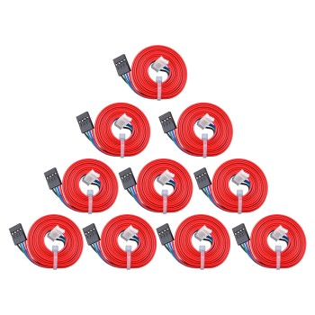 10 Uds Motor paso a paso 4 hilos 1m cable con conector de paso