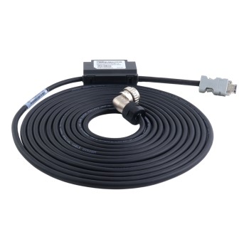 5m(196,85") Cable encoder con caja de batería para servomotor de 17 bits serie A6 y A6H