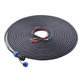Cable de extensión de motor de 6 pines de 10m(393,7") para 17-bit servomotor serie T6 con freno
