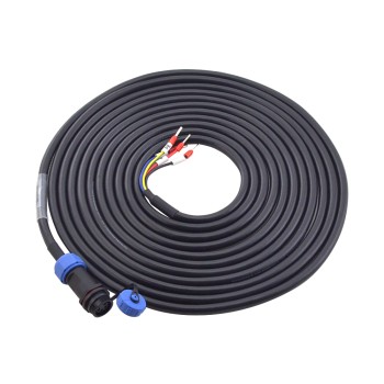 Cable de extensión de motor de 4 pines de 5m(196,85") para 17-bit servomotor de la serie T6