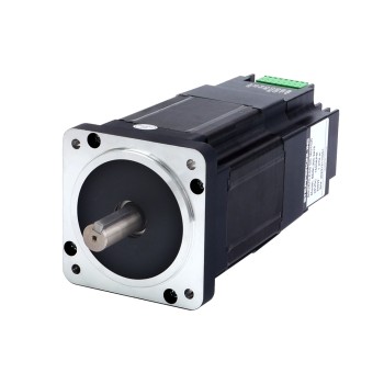 Motor BLDC integrado Nema 34 86x86x168mm 200W 24V 1500RPM 1,27Nm 8,33A con controlador