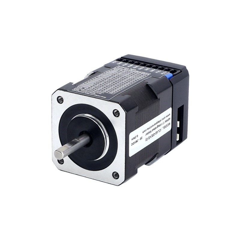 Motor paso a paso de circuito cerrado integrado NEMA 17 serie iCL 0,3Nm(42,48oz.in) 20-36VCC con codificador de 14 bits