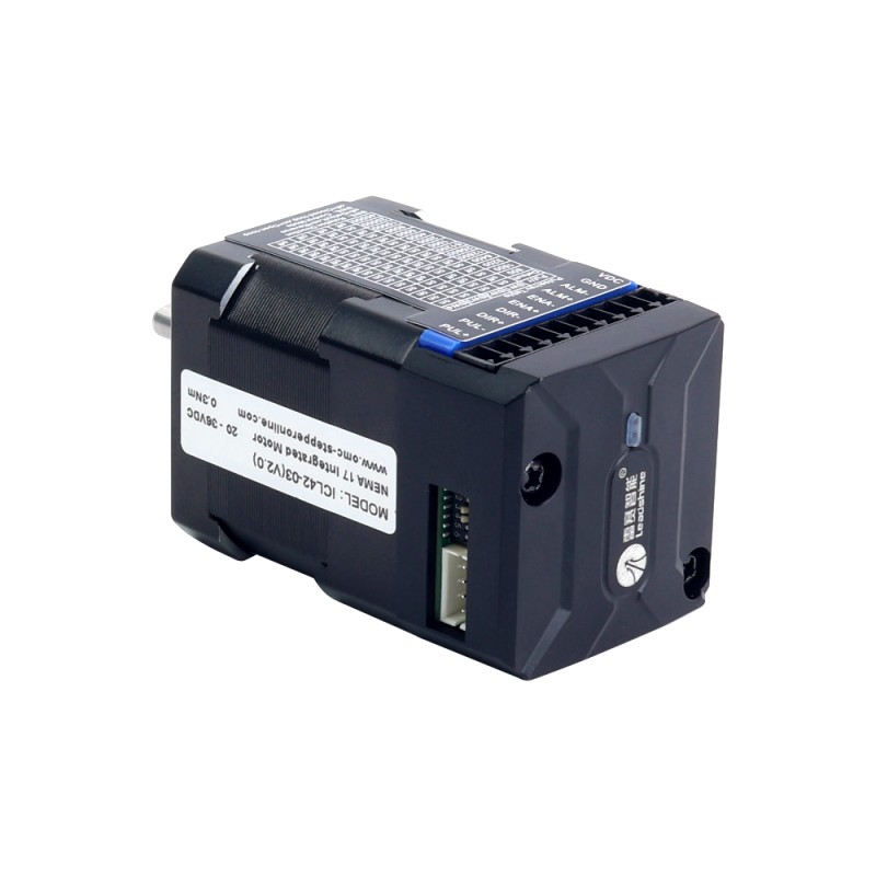 Motor paso a paso de circuito cerrado integrado NEMA 17 serie iCL 0,3Nm(42,48oz.in) 20-36VCC con codificador de 14 bits