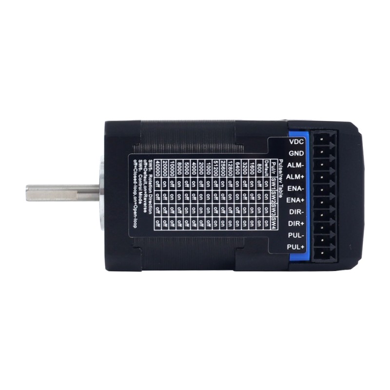 Motor paso a paso de circuito cerrado integrado NEMA 17 serie iCL 0,6Nm(84,96oz.in) 20-36VCC con codificador de 14 bits