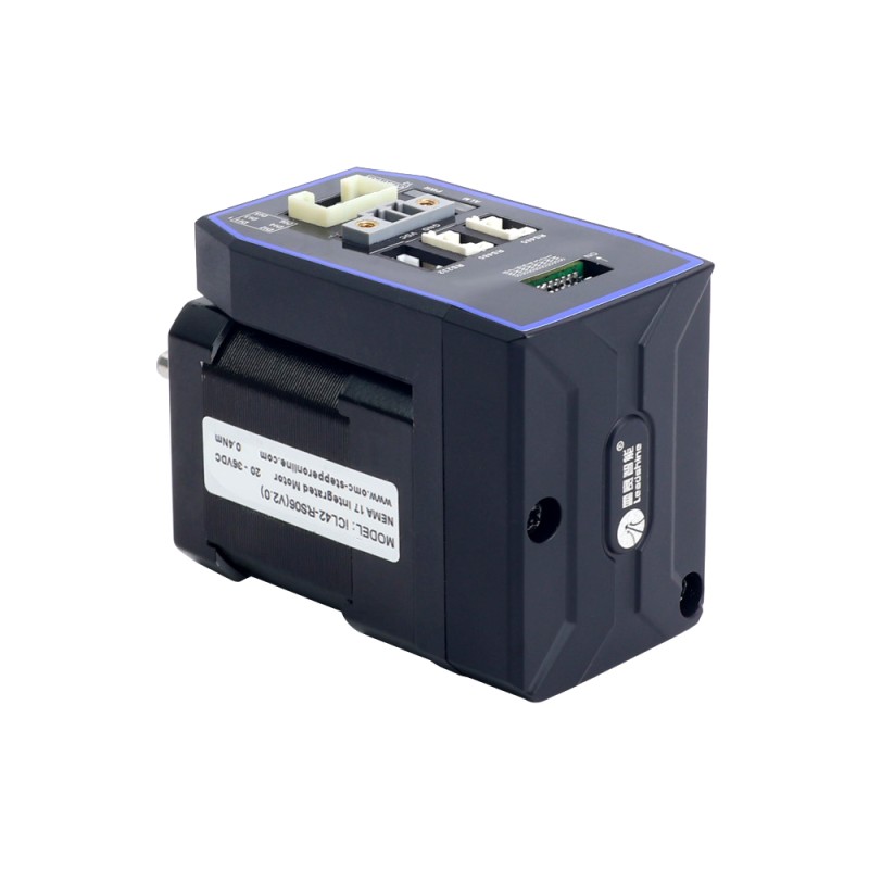 Motor paso a paso de circuito cerrado RS485 integrado NEMA 17 serie iCL 0,4Nm(56,64oz.in) 20-36VCC con codificador de 14 bits