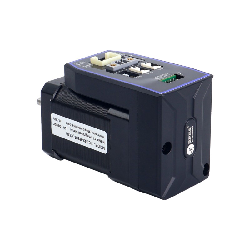 Motor paso a paso de circuito cerrado RS485 integrado NEMA 17 serie iCL 0,8Nm(113,29oz.in) 20-36VCC con codificador de 14 bits
