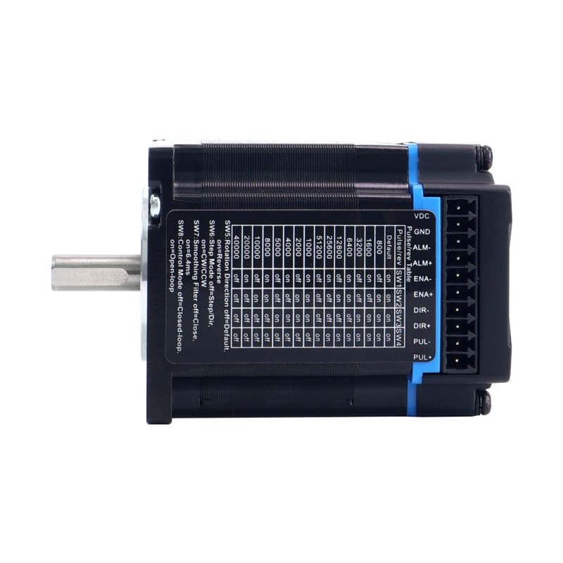 Motor paso a paso de circuito cerrado integrado NEMA 23 serie iCL 1,3Nm(184,1oz.in) 20-50V CC con codificador de 14 bits