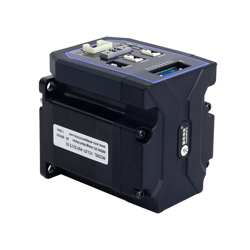 Motor paso a paso de circuito cerrado RS485 integrado NEMA 23 serie iCL 1,3Nm(184,1oz.in), 20-50V CC con codificador de 14 bits