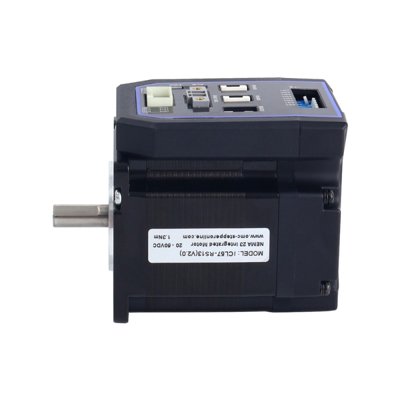 Motor paso a paso de circuito cerrado RS485 integrado NEMA 23 serie iCL 1,3Nm(184,1oz.in), 20-50V CC con codificador de 14 bits
