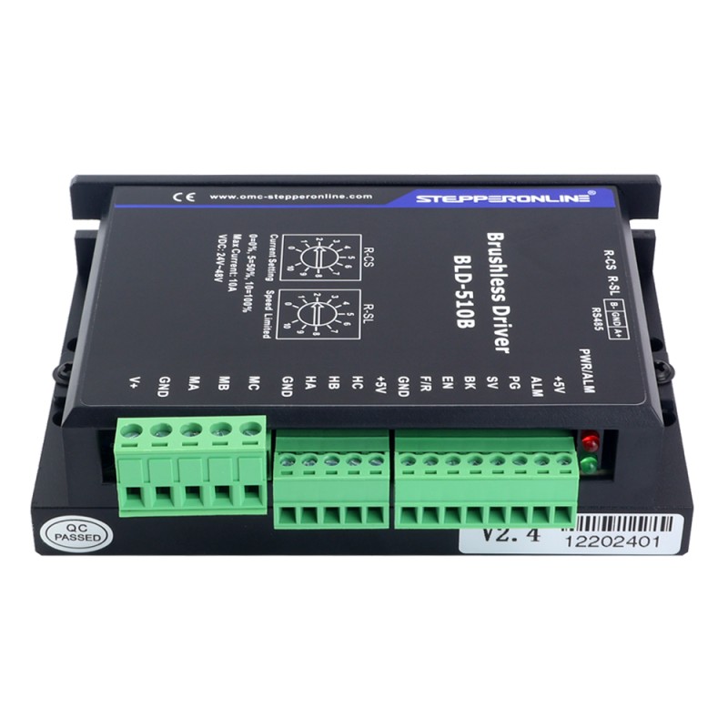 Controlador de motor de CC digital sin escobillas 12V-48VDC Máximo 15.0A 400W