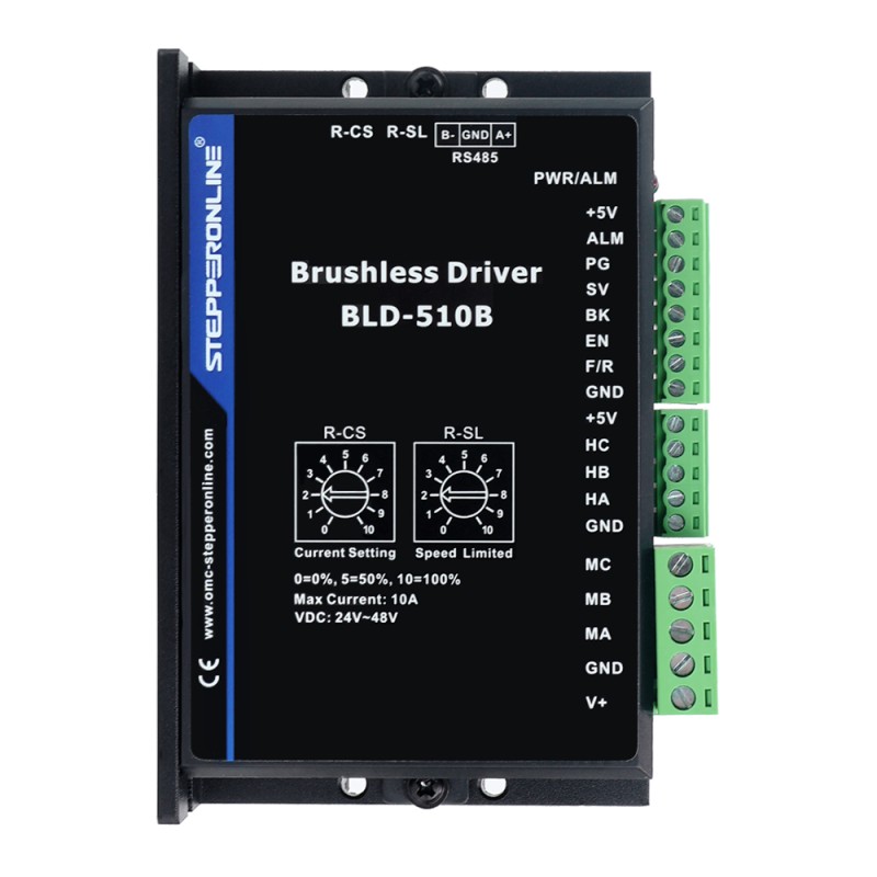 Controlador de motor de CC digital sin escobillas 12V-48VDC Máximo 15.0A 400W