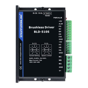 Controlador de motor de CC digital sin escobillas 24V-48VDC Máximo 13.0A 200W