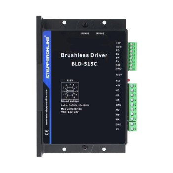 Controlador de motor de CC digital sin escobillas 24-48VDC Máximo 15.0A 400W