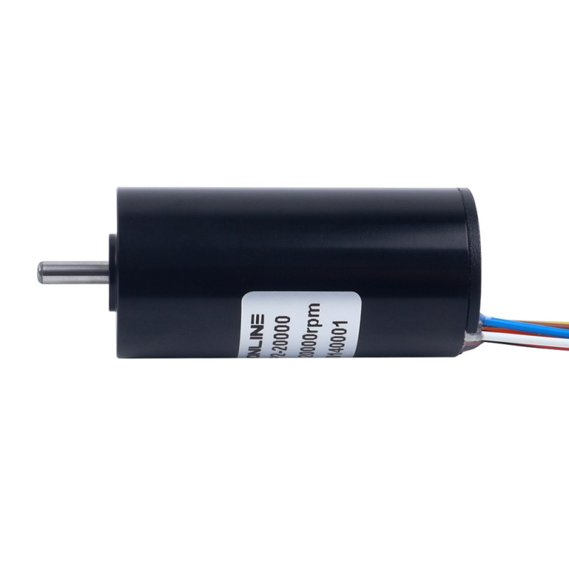 Motor sin escobillas sin núcleo redondo 24V 15mNm 31,41W 1,55A Ф22x45mm - 22CL45-24-P2-20000 | StepperOnline