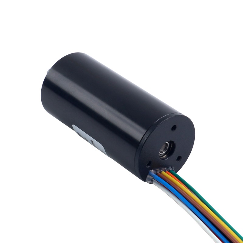 Motor sin escobillas sin núcleo redondo 24V 15mNm 31,41W 1,55A Ф22x45mm - 22CL45-24-P2-20000 | StepperOnline