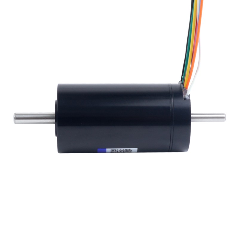 Motor sin escobillas sin núcleo redondo 24V 45mNm 73,04W 3,9A Ф30x56mm - 30CL56-24-P2-15500 | StepperOnline