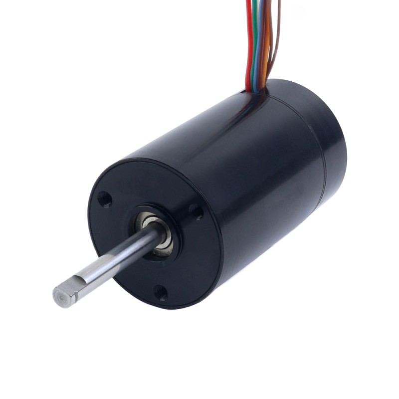 Motor sin escobillas sin núcleo redondo 24V 304mNm 191W 11,99A Ф50x70mm - 50CL70-24-P2-6000 | StepperOnline