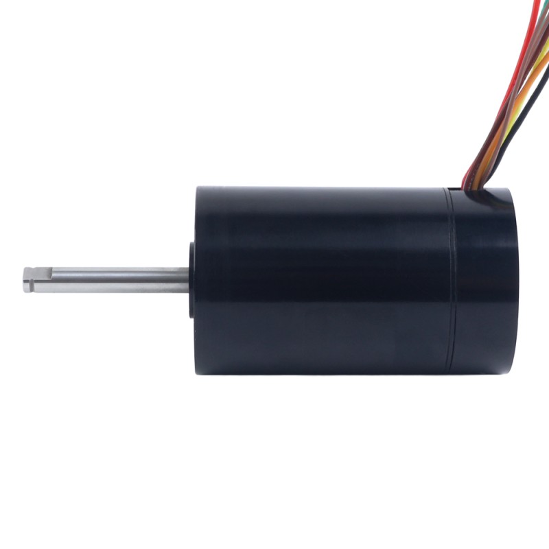 Motor sin escobillas sin núcleo redondo 24V 304mNm 191W 11,99A Ф50x70mm - 50CL70-24-P2-6000 | StepperOnline