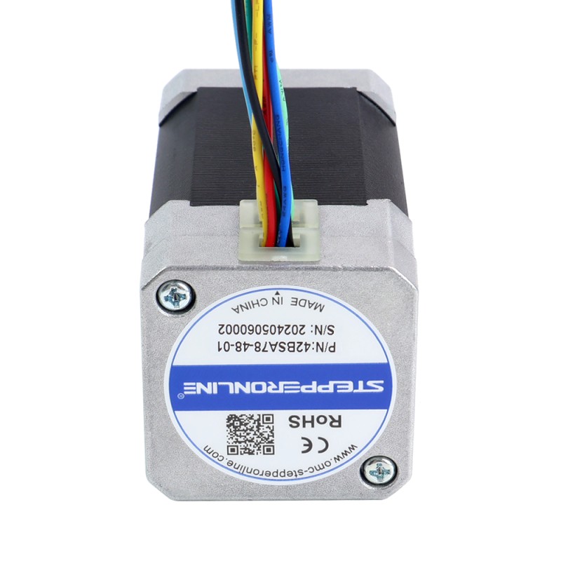 48V 3000RPM 0,24Nm 75W 2,40A 42x42x78mm Motor BLDC - 42BSA78-48-01 | StepperOnline