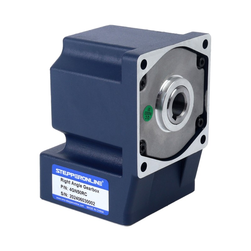 Motor BLDC con engranaje de 24V, 40W, 60RPM, 4,59Nm(650,34oz.in), Caja de cambios de ángulo recto 50:1 - F4B40-24GN-30S/4GN50RC | StepperOnline AU