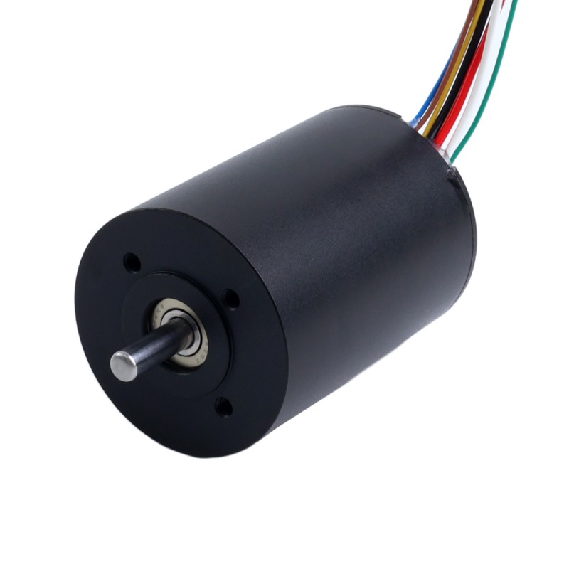 Motor sin escobillas sin núcleo redondo 28V 304mNm 111W 6,06A Ф50x70mm - 50CL70-28-P2-3500 | StepperOnline