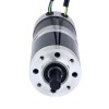 Motor BLDC con engranaje redondo de 24V y 101W, caja de cambios planetaria redonda de 20,00Nm(2832,23oz.in) 100:1 - 57BYA74-24-01-PG100 | StepperOnline
