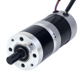 Motor BLDC con engranaje redondo de 24V y 101W caja de cambios planetaria redonda de 6,90Nm(977,12oz.in) 27:1