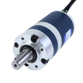 24V 200W 560RPM Motor DC sin Escobillas con Caja Reductora 3,10Nm(439,00oz.in) 5,36:1 Caja Planetaria