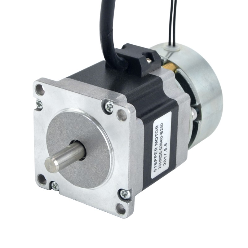 Paso a paso Nema 23 0,9Nm(127,43oz.in) con par de fricción del freno 2,0Nm(283oz.in)