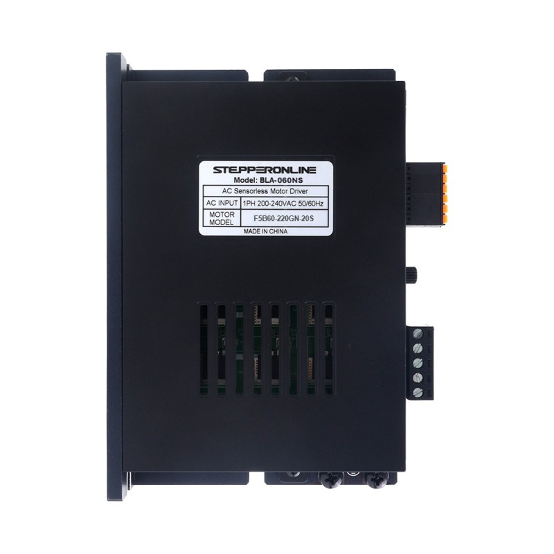 Controlador de motor brushless sin sensor serie BLA 220 V CA 0,6 A 60 W con control por onda sinusoidal - BLA-060NS | StepperOnline