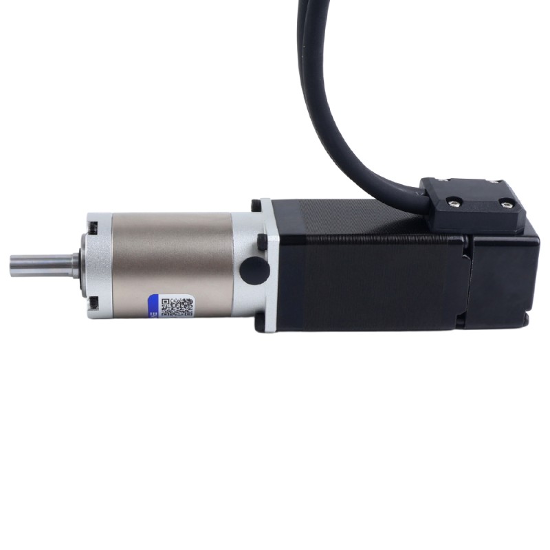 Motor paso a paso Nema 11 de lazo cerrado L=51mm con caja de engranajes planetaria serie EG relación 100:1 - 11HS20-1004D-E1000-EGS100 | StepperOnline