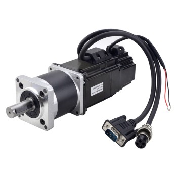 Motor de bucle cerrado Nema 23 1,2Nm(169,97oz.in) con freno electromagnético y Reductor de 50:1