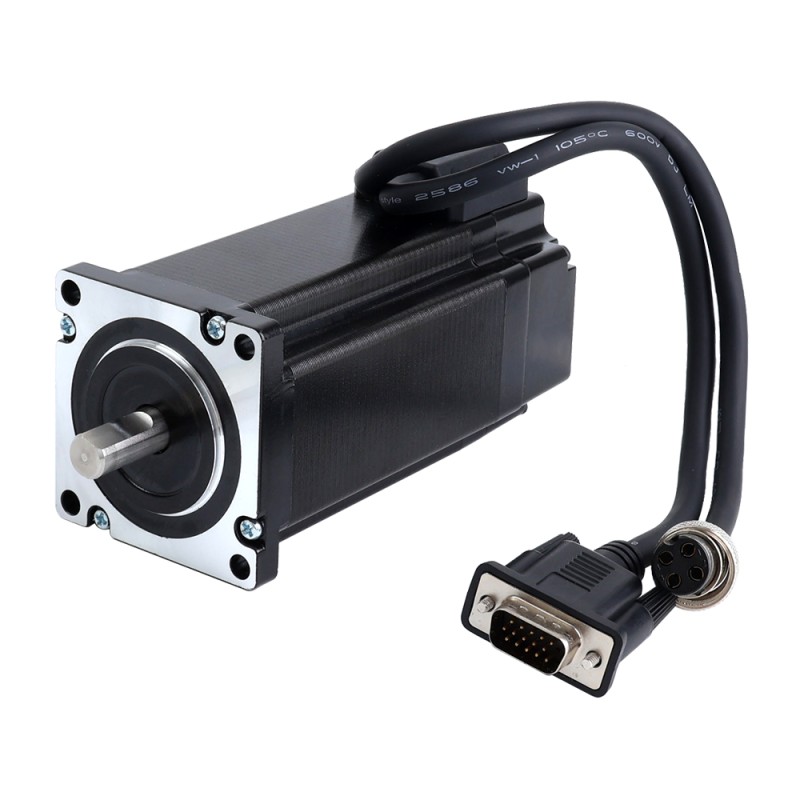 Kit de motor paso a paso de lazo cerrado TES Serie 1 Eje 4,0Nm(566,56oz.in) Nema 24 con driver CL57TE y fuente de alimentación - 1-CLTES40 | StepperOnline