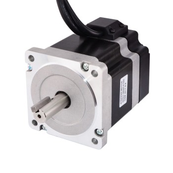 Motor paso a paso de circuito cerrado Nema 34 serie S 4,5Nm(637.25oz.in) codificador 1000PPR(4000CPR)
