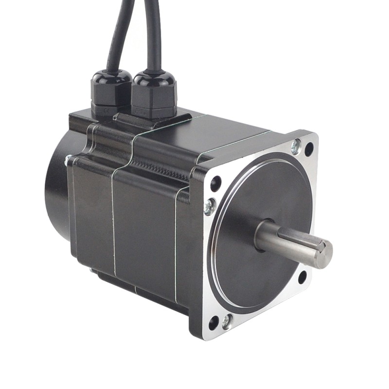 IP65 a prueba de agua Nema 34 Motor de bucle cerrado 4.5Nm(637.38oz.in) con codificador 1000PPR