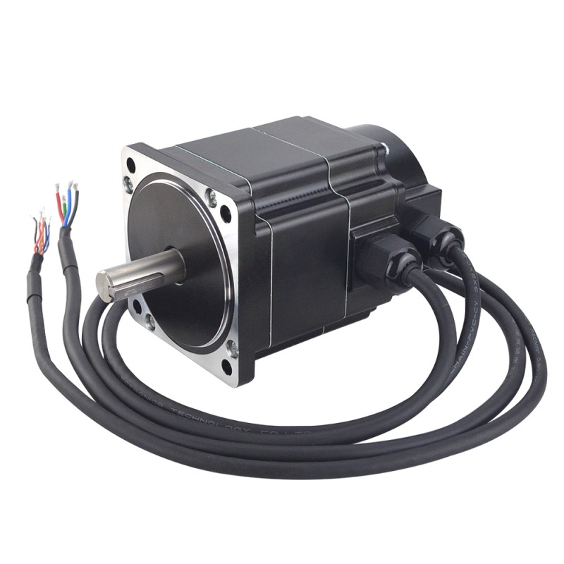 IP65 a prueba de agua Nema 34 Motor de bucle cerrado 4.5Nm(637.38oz.in) con codificador 1000PPR