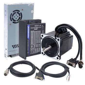 Kit paso a paso de bucle cerrado Nema 34 de 4,30Nm(608,93oz.in) de 1 eje serie TS con Fuente de alimentación