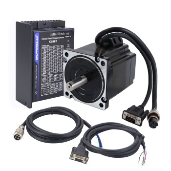 Serie TS 4,30Nm(608,93oz.in) 1 eje Kit CNC paso a paso de circuito cerrado Nema 34 Motor y controlador
