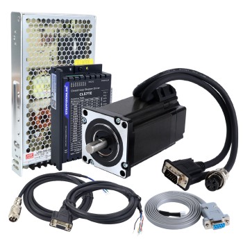 Kit de motor paso a paso de lazo cerrado TES Serie 1 Eje 3,0Nm(424,83oz.in) Nema 24 con driver CL57TE