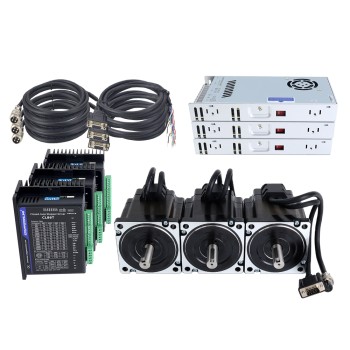 TS Series 3 Axis 4,30Nm(608,93oz.in) Nema 34 Kit paso a paso de circuito cerrado con fuente de alimentación