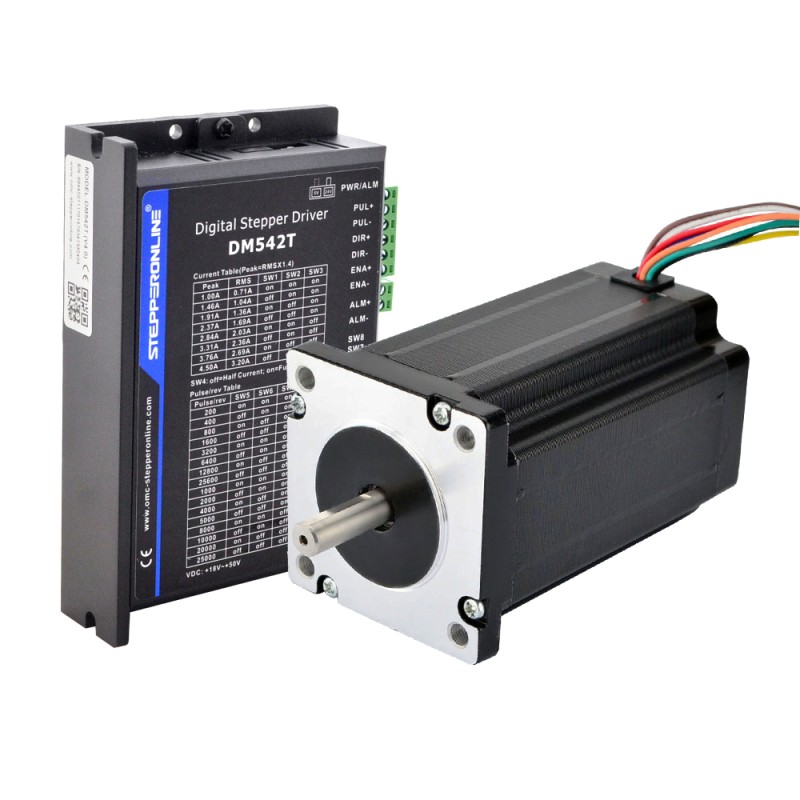 Kit pasoA paso de 1 eje 4,0Nm(566oz.in) Motor pasoA paso Nema 24 y Driver