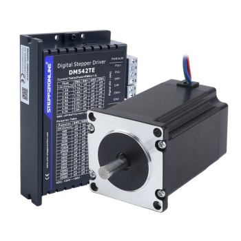 Kit CNC paso a paso de 1 eje serie TES 2,4Nm(339,87oz.in) Motor paso a paso Nema 23 y controlador DM542TE