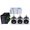 Kit CNC paso a paso de 3 ejes 8,0Nm(1132,89oz.in) Motor paso a paso Nema 34 y controlador y fuente de alimentación de 60V