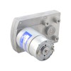 Motorreductor cepillado de 12V CC 60 kg.cm/3,5RPM con caja de cambios de dientes rectos rectangulares 1166:1