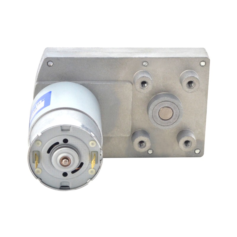 Motorreductor cepillado de 12V CC 60 kg.cm/3,5RPM con caja de cambios de dientes rectos rectangulares 1166:1