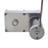 Motor de engranajes cepillado de 12V CC 160kg.cm/9RPM con caja de engranajes de dientes rectos rectangulares de 390:1