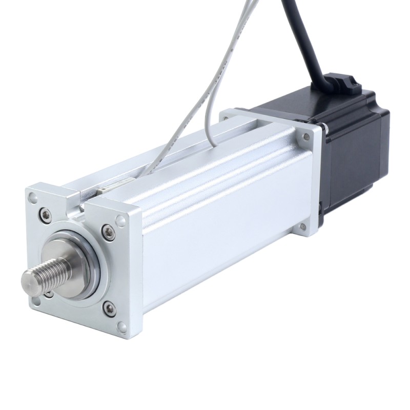 Nema 23 Husillo de Bolas Cilindro Eléctrico 4.0A Carrera 100mm 2.0Nm(283.22oz.in) Paso 10mm(0.3937) con Final de Carrera - LCB23S30B1L40-100D | StepperOnline