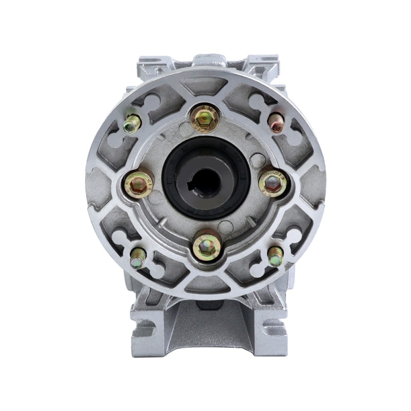 Caja de engranajes de tornillo sin fin MRVR030 relación 80:1 Ratio eje de entrada de φ9mm con brida de entrada del motor 56B14
