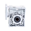 50:1 Caja de engranajes helicoidales NMRV40 14mm Diámetro del eje de entrada - NMRV40-G50-D14 | StepperOnline