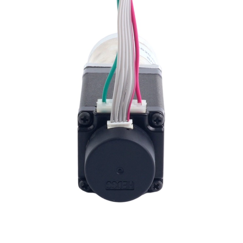 Paso a paso con transmisión de circuito cerrado Nema 11 L=51 mm Gear Raio 100:1 Codificador 300PPR - 11HS20-0674D-PG100-E22-300 | StepperOnline